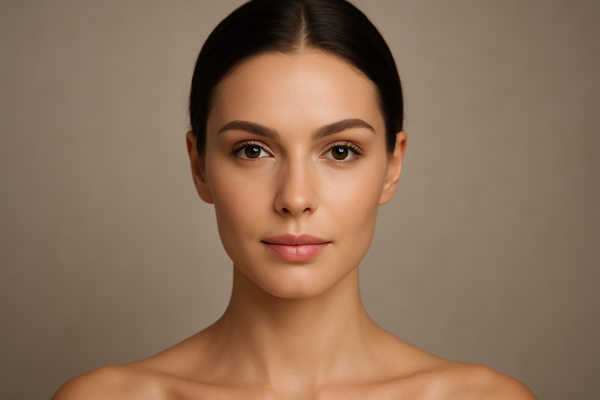 Stp crée moi une d'une femme sans imperfections au visage